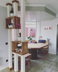 Esszimmer Im Erker Mit Deckenabhangung Und Raumteiler Zum Wohnzimmer In 2020 Raumteiler Raumteiler Wande Wohnzimmer