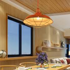 Kitchen ceiling ideas for finest lighting solutions design sense. Barn Pendant Ceiling Lights Retro Style Metal 1 Light Caged Hanging Lights For Kitchen Dining Beautifulhalo Com