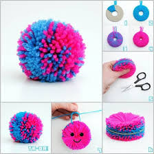 Comment faire un pompon en anneau style. Tuto Creer Un Pompon En Laine 1 Avec Du Carton Dans La Bulle De Vanessa Pompons Laine Comment Faire Un Pompon Fabriquer Un Pompon