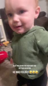 It’s the tongue out and rubbing his belly for me🤣🤣🤣 #fyp #babytiktok  #babytoks