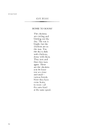 Home to Roost by Kay Ryan | Poetry Magazine