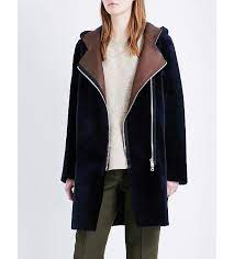 Sandro Bala Reversible Shearling Coat Shearling Coat Coat Shearling