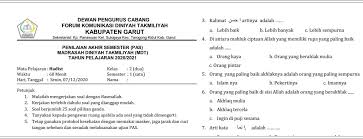 We did not find results for: Soal Pas Madrasah Diniyah Takmiliyah Hadist Kelas 1 6
