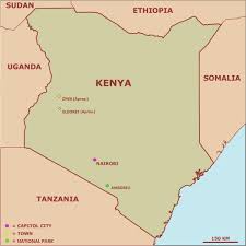 Clique no mapa para aumentar e explorar melhor. Mapa Simples Do Quenia Mapa De Mapa Simples Do Quenia Africa Oriental Africa