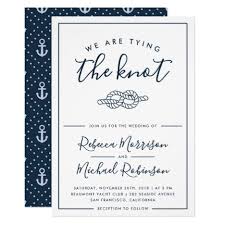 We Are Tying The Knot Nautical Wedding Invitation Zazzle Com In 2020 Nautical Wedding Invitations Beach Wedding Invitations Nautical Wedding