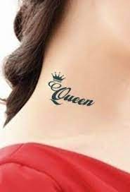 40 Glorious Crown Tattoos And Meanings Queen Tattoo Neck Tattoos Women Neck Tattoo
