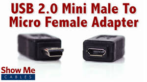 Difference between mini usb and micro usb key difference: Easy To Use Usb 2 0 Mini Male To Micro Female Quickly Change Connection Types 1245 Youtube