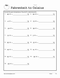 50 Temperature Conversion Worksheet Answers In 2020 Worksheet Template Worksheets For Kids Worksheets