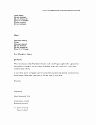 Resume Block Format Unique Example Full Block Style Application Letter Business Letter Format Letter Template Word Letter Format Sample