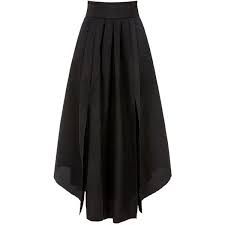 Plain Flared Maxi Skirt In Black 34 Liked On Polyvore Featuring Skirts Long Summer Skirts Floor Length Flare Maxi Skirt Maxi Skirts Summer Skirt Fashion