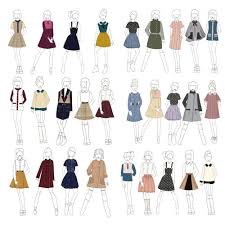 mod dolly anime outfits fashion design sketches fashion sketches