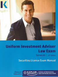 An online proctored exam is a supervised exam that's completed online from any location, such as your home. Kaplan Series 65 Uniform Investment Adviser Law Exam Securities License Exam Manual 2016 10th Edition Kaplan Inc 9781475441482 Amazon Com Books