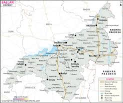 Karnataka map by openstreetmap engine. Bellary District Map