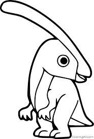 May 13, 2021 · free printable dinosaur coloring pages scroll down the page to see all of our printable dinosaur pictures. Easy Cute Parasaurolophus Coloring Page Coloringall