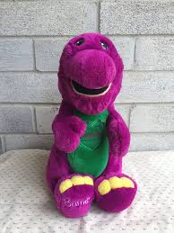 Vintage 90s Barney Barney Plush Singing Barney Barney The Etsy Dinosaur Plush Barney The Dinosaurs Barney