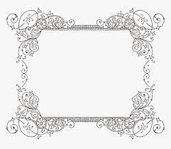 860 744 Clip Art Borders Vintage Frames Transparent Background