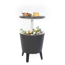 We deliver great quality keter products right to your doorstep. Keter Modern Cool Bar And Side Table Outdoor Patio Furniture With 7 5 Gallon Beer And Wine Cooler Gray Walmart Com Walmart Com
