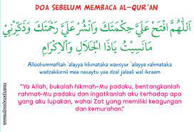 Kebiasaan yang berupa amalan itu alhamdulillah dapat terus bertahan sehingga kini. Khat Doa Sebelum Membaca Al Quran Ebook Anak