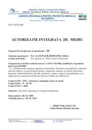 Legislatia de mediu, prin oug 195/2005 privind protectia mediului prevede ca functionarea fara autorizatie de mediu duce la aplicarea unor amenzi de la 1798/2007 pentru aprobarea procedurii de emitere a autorizatiei de mediu. Autorizatie Integrata De Mediu Agentia Regionala Pentru Protectia