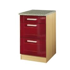 In einem unterschrank mit zwei schubladen und zwei auszügen kann beispielsweise besteck und geschirr aufbewahrt werden. Kuchen Unterschrank Varel Kuchenschrank 3 Schubladen 50cm Hochglanz Bordeaux Rot Ebay