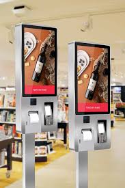 Intelligent Floor Standing 24 Inch All In One Touch Screen Self Payment Terminal Kiosk With Scanner Touch Screen Kiosk Self Service