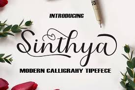 Artisual deco by atasi studio. Sinthya By Saidi Studio Available For 8 00 At Fontbundles Net Ad Font Design Font Bundles Free Font Creative Fonts
