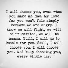 I Choose You Olivia Although In My Head When I Say This I Must