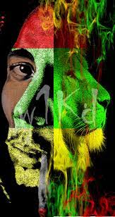 ❤ get the best bob marley lion wallpaper on wallpaperset. Bob Marley And The Rasta Lion Digital Original Bob Marley 1710x3220 Wallpaper Teahub Io