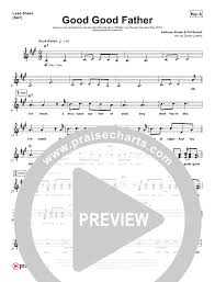 Good Good Father Lead Sheet Sat New Wine Worship