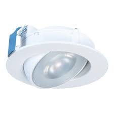 Halo Hla 4 In Color Selectable 2700k 5000k Canless Recessed Narrow Beam Adjustable Gimbal Trim Integrated Led Kit Hla406fl9fs1emwr The Home Depot