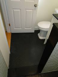 What kind of paint do you use to paint floor tiles? Black Hexagon Tile Floor In Bathroom Novocom Top