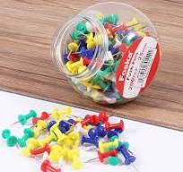 OEM 25mm Rust-resistant Nickel Color Push Pins Set ...