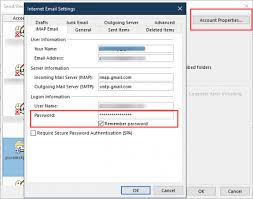 Create a new password and confirm it. Change Your Password And Server Settings In Outlook 2016