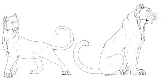 Tigress And Tiger Free Lineart Funny Art Disney Tiger Animal Lover