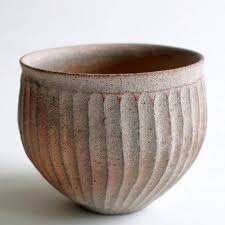 Nancy Fuller Anagama Fired Ceramics Fluted Yunomi Ceramic Design Ceramics Ceramic Pottery