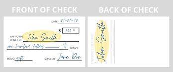 To sign over a check, you must endorse it with both the recipient's information and your own signature. How To Endorse A Check Check City Blog