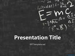 Free Physics Ppt Templates Ppt Template On Physics Powerpoint Background Fisika Matematika Pendidikan