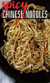 Spicy Asian Noodles Recipe Spicy Asian Noodles Spicy Recipes Recipes