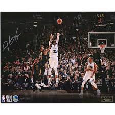 Kevin Durant Golden State Warriors Autographed 16 X 20 2018 Nba Finals Game Three Dagger Three Point Shot Photograph Limited Edition Of 135 Panini Authent In 2020 Golden State Warriors