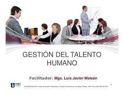 Coordinador de conocimiento y talento humano. Gestion Del Talento Humano