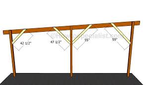 Flat Roof Double Carport Plans Howtospecialist How To Build Step By Step Diy Plans In 2020 Carport Plans Double Carport Carport