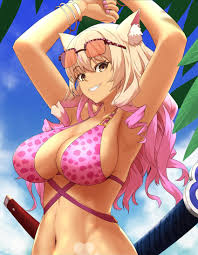 aki shiki, fategrand order, fate (series), suzuka gozen (fate), suzuka  gozen (swimsuit rider) (fate) - Anime R34