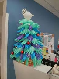 From your tree, to the table, to the banister, and out onto the front door, we've got some amazingly easy holiday diy decor ideas that are sure to turn every inch of your home into a magical christmas landscape. 19 Of The Best And Worst Office Christmas Decorations You Ve Ever Seen