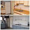 I had new lvt flooring installed and the company who installed it knicked my laminate cabinet in the. 1