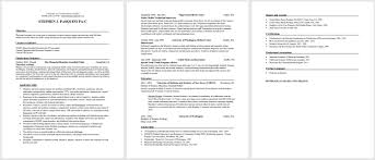 physician assistant resume, curriculum