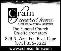 On Site Crematory Crain Funeral Home Cremation Service Cape Girardeau Mo