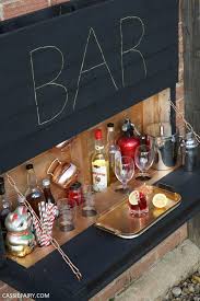 How To Make An Illuminated Drop Down Outdoor Bar From Pallets