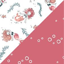 Get ready to immerse in the playful fairy tail character realistically by wrapping this mermaid snuggle blanket around your legs. Mermaid Bubbles Luxury Muslin Super Snuggle Blanket Bebe Au Lait