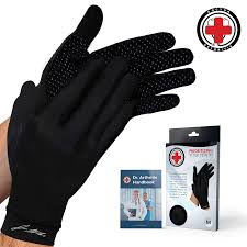 Doctor Developed Copper Full Length Compression Gloves Pair And Doctor Written Handbook Relief From Joint Symptoms Raynauds Disease Carpal