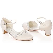 Hot promotions in mariage chaussures on aliexpress: Chaussure Mariage Ivoire En Satin A Bout Rond Talon 4 Cm Annie Westerleigh